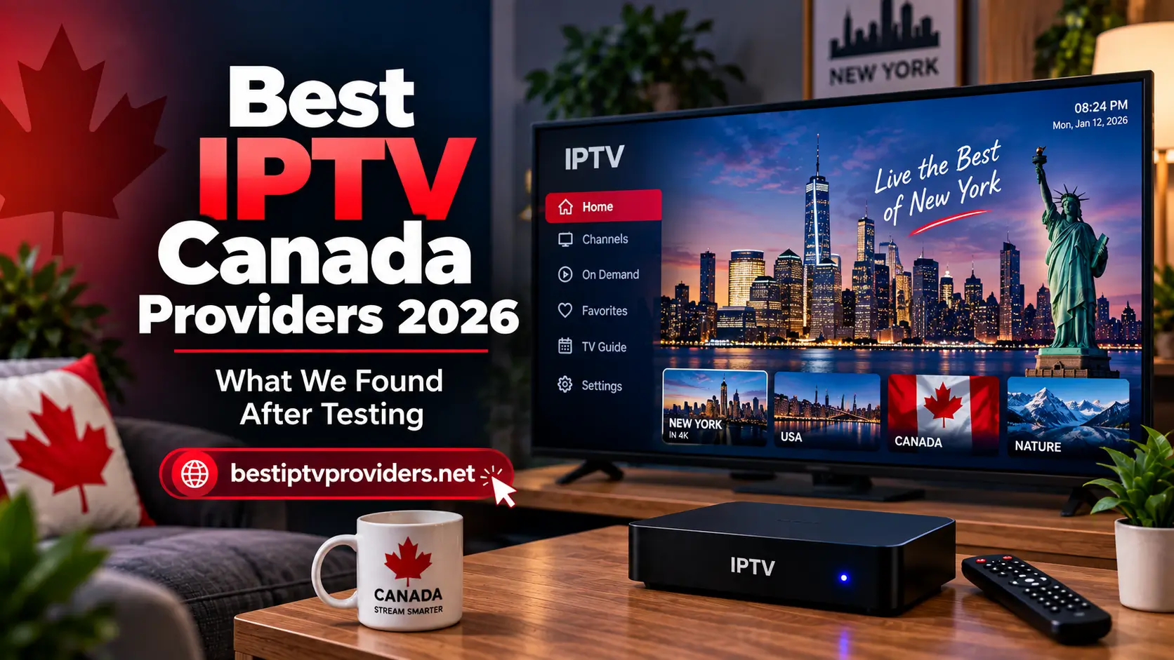 Best IPTV Canada Providers